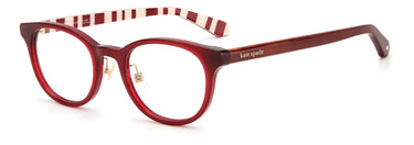 Youth Girls Kate Spade Eyeglasses: Baina /F - Red SpecSMART Eye Clinic (Diagonal View)